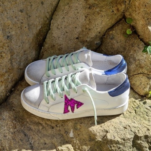 Sneakers donna vera pelle made in...