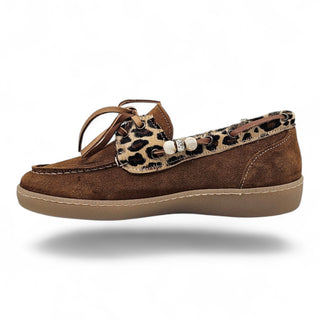 Mocassino Sophie tabacco leopard VV25201