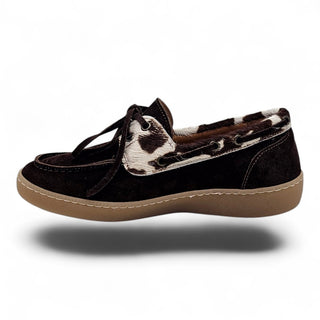 Mocassino Sophie cioccolato mucca VV25201