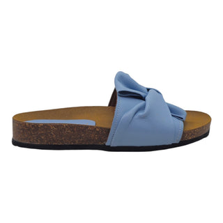 Sandalo Bow in pelle cielo Viviana Vi VV25304