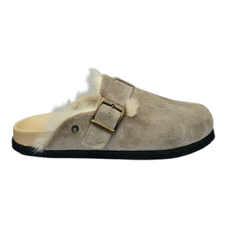 Sabot Cozy in camoscio taupe Viviana Vi VV24632