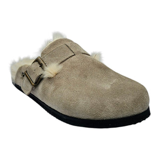 Sabot Cozy in camoscio taupe Viviana Vi VV24632