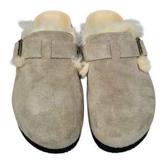 Sabot Cozy in camoscio taupe Viviana Vi VV24632