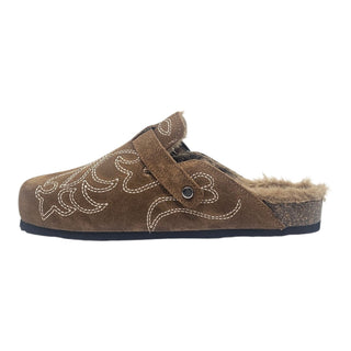 Sabot Western in camoscio taupe Viviana Vi VV26104