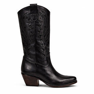 Stivale texano Colorado in pelle nero traforato Viviana Vi VV26305