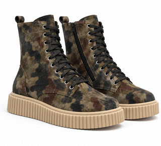 Stivaletto biker rock camouflage VV25102