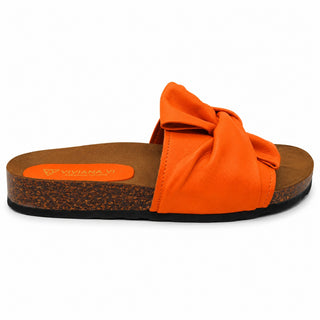 Sandalo Bow in pelle arancione Viviana Vi VV25304