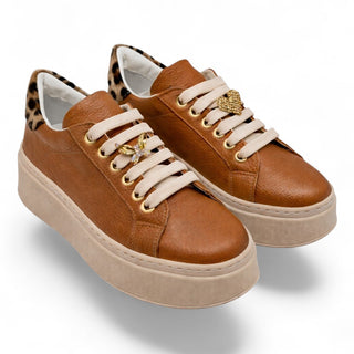 Sneakers Paris cuoio VV24605