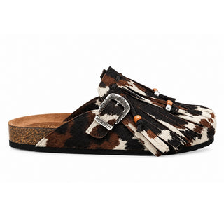 Sabot Aspen in cavallino mucca con Frange Viviana Vi VV26103