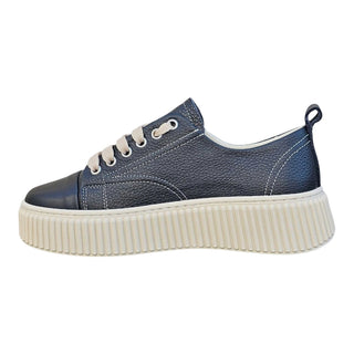 sneakers Rock pelle nero VV24613