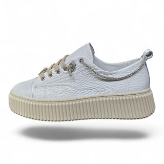 sneakers Rock crystal pelle bianco VV24613