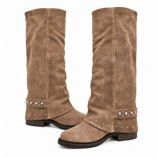 Stivale Savannah in camoscio Visone Viviana Vi VV26339