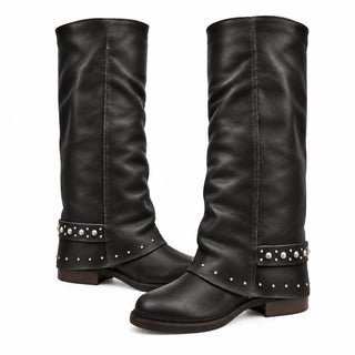 Stivale Savannah in pelle nero Viviana Vi VV26339