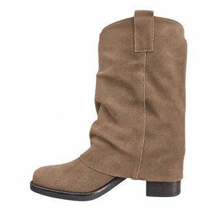 Stivale Soho in camoscio visone Viviana Vi VV26331