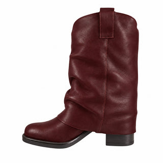 Stivale Soho in vera pelle borgogna vintage Viviana Vi VV26331