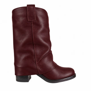 Stivale Soho in vera pelle borgogna vintage Viviana Vi VV26331