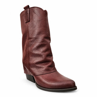 Bottine texane Houston en daim marron foncé Viviana Vi VV26311