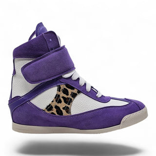 Sneakers Valencia con zeppa interna viola VV24619