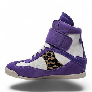 Sneakers Valencia con zeppa interna viola VV24619