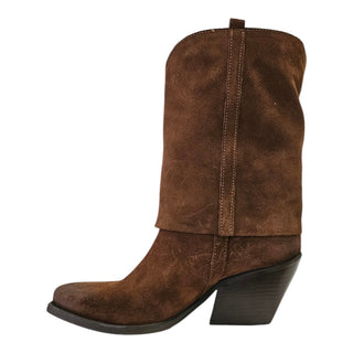 Stivaletti texani Ohio in camoscio sigaro Viviana Vi VV26307