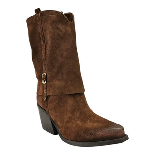 Stivaletti texani Ohio in camoscio sigaro Viviana Vi VV26307