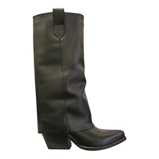 Stivale texano Kensington in pelle nero Viviana Vi VV26319