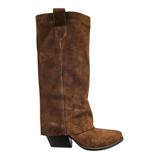 Botte texane Kensington en daim cigare Viviana Vi VV26319