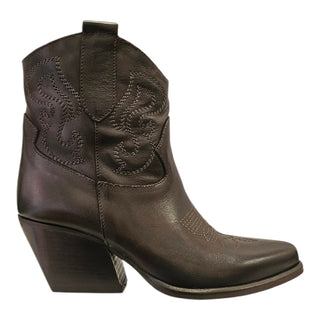 Stivaletto texano Phoenix in pelle testa di moro Viviana Vi VV26321