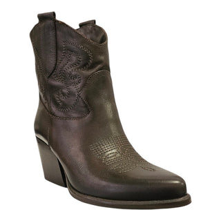 Stivaletto texano Phoenix in pelle testa di moro Viviana Vi VV26321