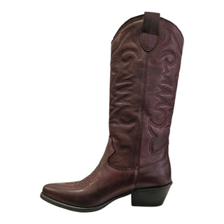 Stivale texano Dallas in pelle bordeaux Viviana Vi VV26326