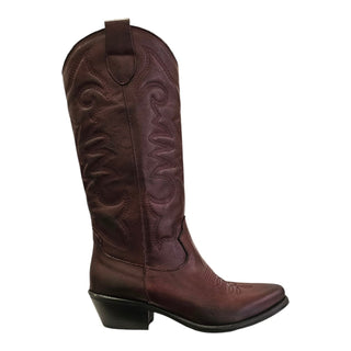 Stivale texano Dallas in pelle bordeaux Viviana Vi VV26326