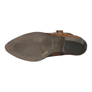 Stivaletto texano Avalon in camoscio cuoio e cavallino Viviana Vi VV26329