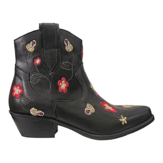 Stivaletto texano Florence in pelle nero Viviana Vi VV26330