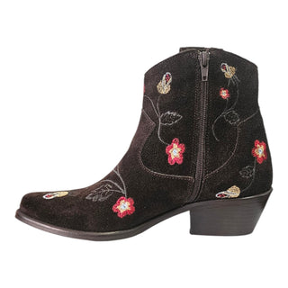 Stivaletto texano Florence in camoscio testa di moro Viviana Vi VV26330
