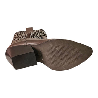 Stivaletto texano Chelsea Studs in pelle testa di moro Viviana Vi VV26333