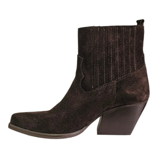 Stivaletto texano Richmond in camoscio testa di moro Viviana Vi VV26334