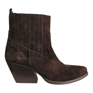 Stivaletto texano Richmond in camoscio testa di moro Viviana Vi VV26334