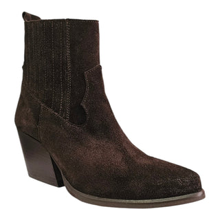 Stivaletto texano Richmond in camoscio testa di moro Viviana Vi VV26334