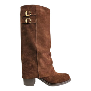 Bottes Belgravia en daim sigare Viviana Vi VV26335