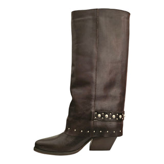 Stivale texano Cody in pelle testa di moro Viviana Vi VV26338