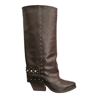 Stivale texano Cody in pelle testa di moro Viviana Vi VV26338