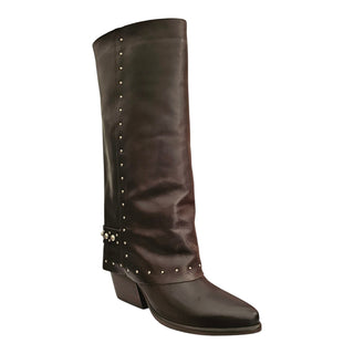 Stivale texano Cody in pelle testa di moro Viviana Vi VV26338