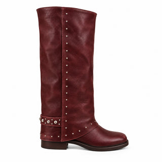 Stivale Savannah in pelle borgogna Viviana Vi VV26339