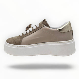 Sneakers Paris raso taupe VV24605