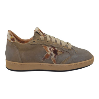 Sneakers Seattle tortora in camoscio e cavallino VV24630