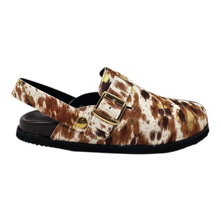 Sabot Zaira in cavallino mucca gold Viviana Vi VV24631