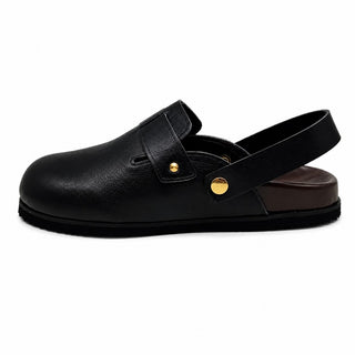 Sabot Zaira in pelle nero Viviana Vi VV24631