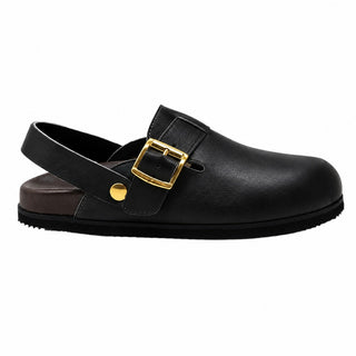 Sabot Zaira in pelle nero Viviana Vi VV24631
