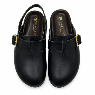 Sabot Zaira in pelle nero Viviana Vi VV24631