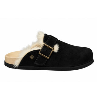 Sabot Cozy in camoscio nero Viviana Vi VV24632
